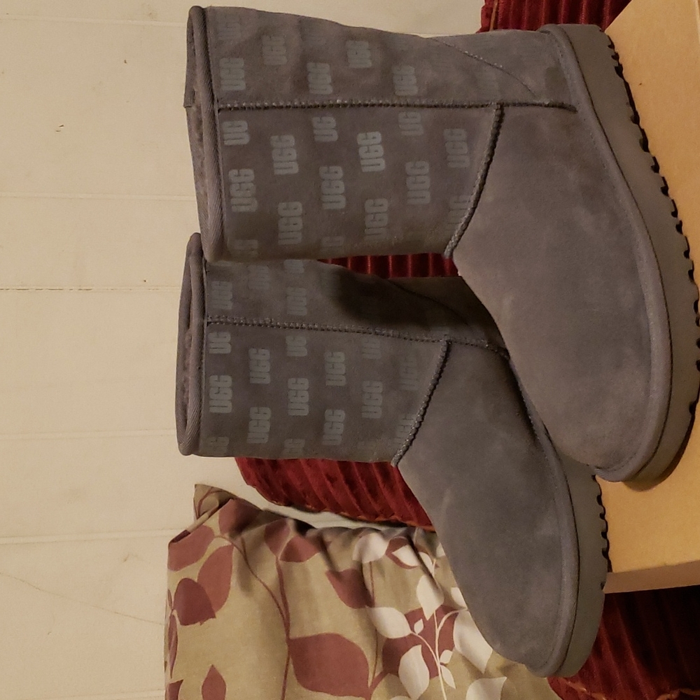 Ugg logo all print grey